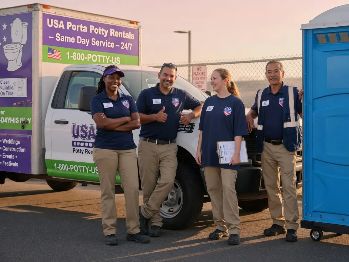 Porta Potty Rental company in Denton, TX